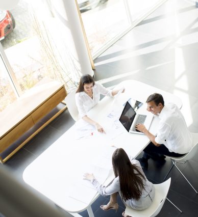 Teamwork in the office